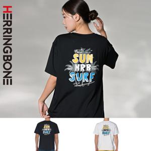 [헤링본] 여자 래쉬가드 반팔 수영복 빅사이즈 루즈핏 비치웨어 스윔 바캉스 기능성 상의 RH368W