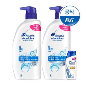헤드앤숄더 딥클린 샴푸 850ml 2개