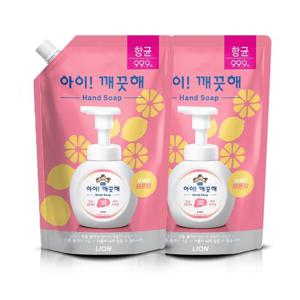 아이깨끗해 핸드워시 600ml 리필X2개