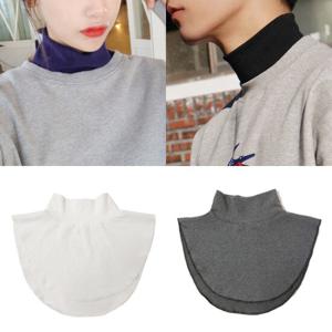 엔비 자체제작 무지 골지 스트라이프 니트 목폴라 페이크 남여공용 넥워머