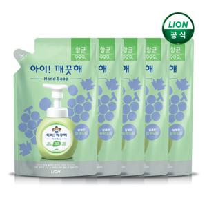 아이깨끗해 손세정제 리필 450ml x 5개(향선택가능)