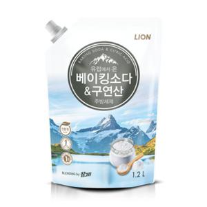 [참그린]베이킹소다&구연산 담은 주방세제(리필) 1200ml