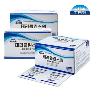 [무료배송]태리 국산 일회용 알콜솜 300매 태리클린스왑(에탄올) 소독솜 알콜스왑 개별포장 의약외품