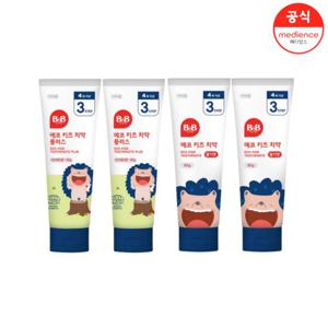 비앤비 에코키즈치약 딸기+라즈베리 2입 80g_BB27