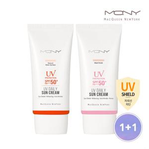 [1+ 1] 맥퀸뉴욕 UV 데일리 수분 톤업 선크림 SPF50+ 썬스크린