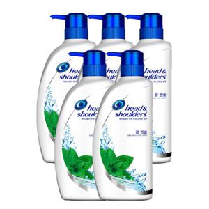헤드앤숄더 쿨멘솔 샴푸 850ml 5ea