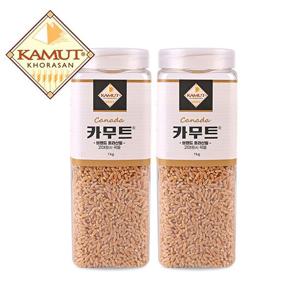 고대곡물 정품 카무트 쌀 1kg X 2개 (용기)