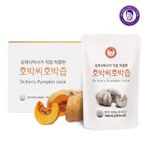 [김재식헬스푸드] 호박씨호박즙(스탠딩) 100ml 30팩 (2박스)