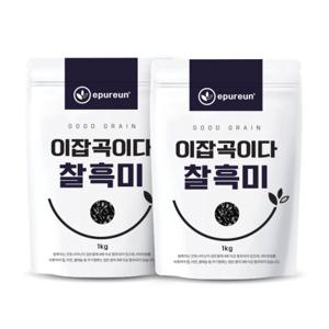 [이잡곡이다] 24년산 국산 찰흑미 1kg X 2봉