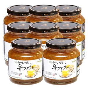 에덴 고흥유자차(정백당) (1kg x 8병) 유자청