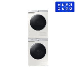 [세트상품]삼성 그랑데 AI  세탁기 WW10TP34DSG+건조기 DV90T5740SE [직렬설치]