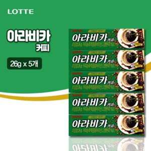 [롯데] 롯데껌 아라비카커피(26gx5개)