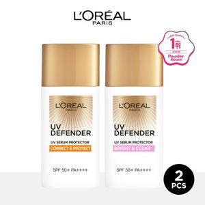 [홈&쇼핑기획세트]로레알파리 UV 디펜더 선크림 50ml 1+1 (타입선택)