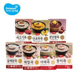 양반 파우치죽 420g 10개 (쇠고기/단호박/밤단팥/백합/버섯야채/참치)