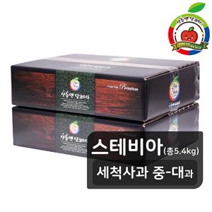 [스테비아]산들앤 달코미 스테비아 세척사과 2 box(총 5.4kg)