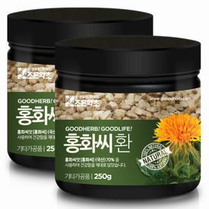 조은약초 프리미엄 홍화씨 환 250g x 2통구성 (총 500g)