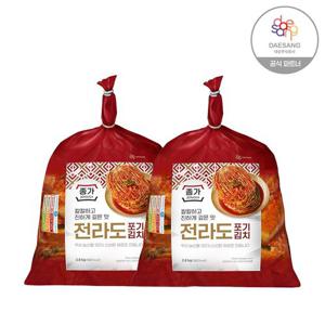 갤러리아_종가집 전라도 포기김치 2.8kg * 2