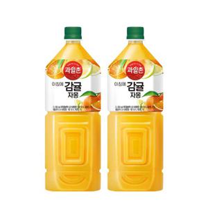 [해태음료]과일촌 아침에 감귤자몽 2L 6개