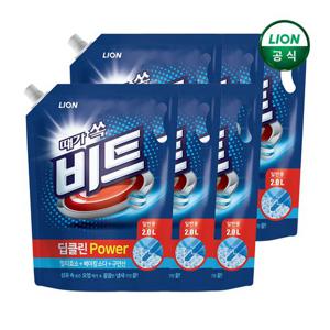 비트 액체세제 딥클린파워 2L 6개(옵션선택)