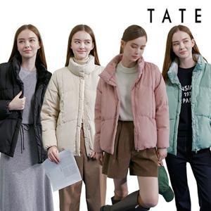 [TATE] 테이트  24FW 여성 NEW 더블 웜 유니크 보아퍼 덕 패딩 점퍼