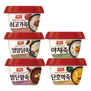 동원 양반죽 단호박죽 쇠고기죽 밤단팥죽 참치죽 야채죽 1개 골라담기