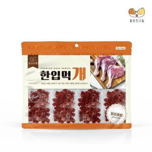 [XBJII5O4_48]한입먹개 오리 큐브 300g 강아지간식 애견간식