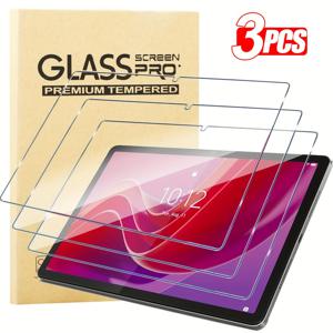 TEMU Lenovo Tab M11 (2024), TB-330FU, TB-331FC용 3개입 9H 경도 강화 유리 스크린 프로텍터 - 방수, 아이패드 에어 호환용 울트라 클리어 필름