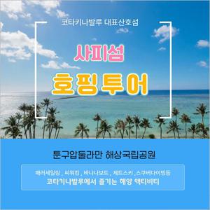 코타키나발루 사피섬호핑투어 파라세일링 추가가능
