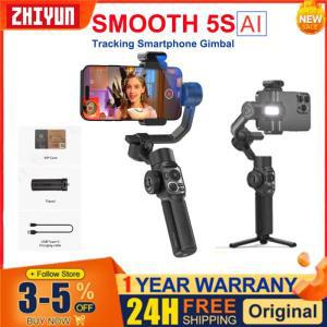 ZHIYUN SMOOTH 5S AI 추적 3 축 스마트폰 짐벌 핸드헬드 스태빌라이저  프로 맥스 샤오미 브이로그 촬영용