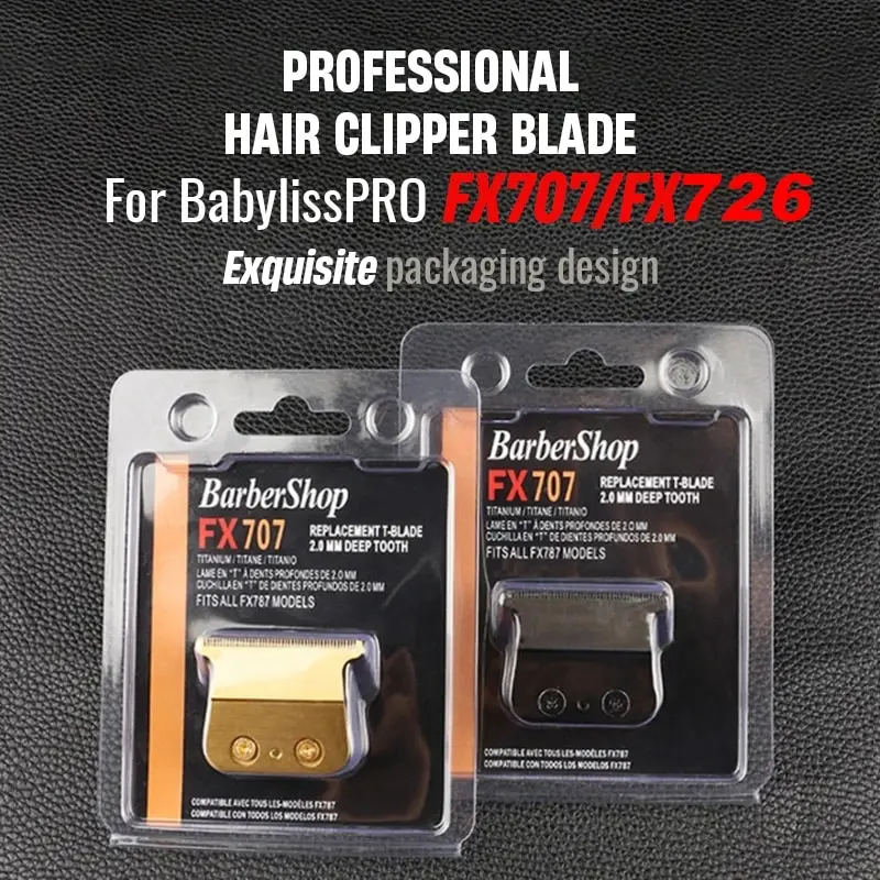 FX707Z Babyliss 트리머 블레이드에 적합한 교체 블레이드, BaByliss PRO Barberology 헤어 트리머 FX787 FX726, Gold와 호환 가능