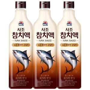 사조 참치액 900g 3개