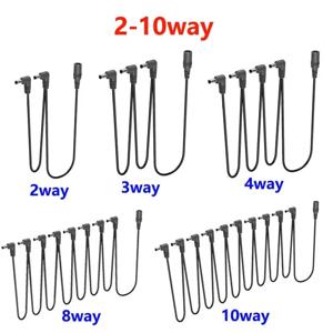 Miwayer 데이지 체인 기타 효과 페달 액세서리 전원 공급 케이블, 9V DC 어댑터 플러그용, 1-3, 5, 6/8 가지 방법