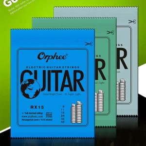 Orphee RX 기타 현 중간 탄소강 육각 코어 오스테 나이 틱 합금 상처 기타 라 일렉트릭 기타 부품 및 액세서리