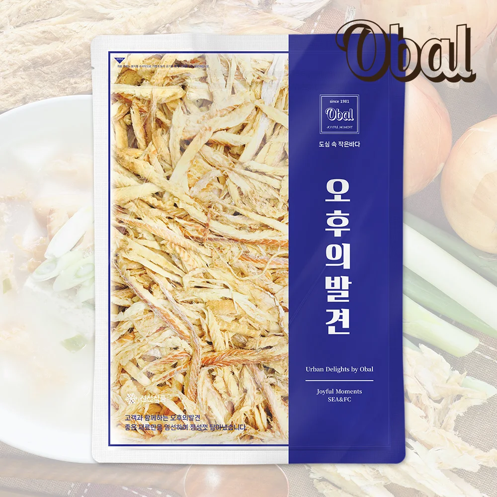 오발 황금빛깔 황태채500g / 먹태 짝태 / 잘 마른 명태살 / 마른안주