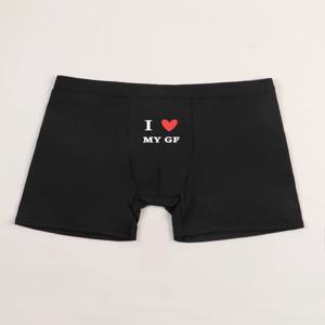 남자의 예쁜 인쇄 여러 가지 빛깔의 긴 속옷 부드러운 통기성 복서 팬티 속옷 XL XXL