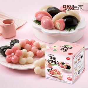 화과방 우리쌀로 만든 삼색송편믹스 1190g 송편만들기 키트 DIY 명절 대두식품