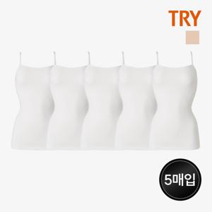 [기획상품] 여성 베이직 케미솔 5매 세트