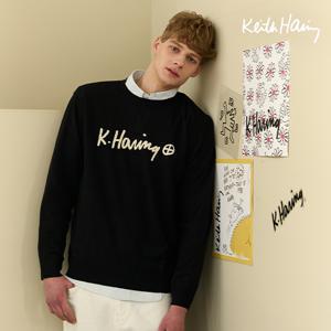 [최초가89,900] 키스해링 25SS 수플레 자카드 니트 3종 남성