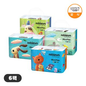 울트라씬듀얼핏 밴드형 기저귀 6팩 모음