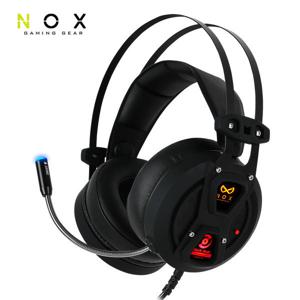 NOX NX-4 블랙홀 7.1채널 진동 게이밍 헤드셋 LED 정품