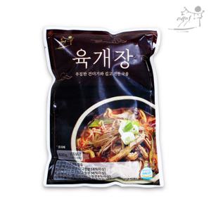 옛맛식품 육개장 1봉(630g) HACCP 간편조리 전통 소고기 대파 육개장