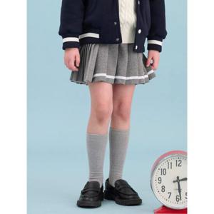 [25SS 30%][빈폴키즈] 속바지 부착형 저지 플리츠 치마 그레이 (BI5127G053)