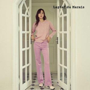 라삐아프 코듀로이 부츠컷 팬츠 1종 더스티핑크 [런칭 가격 44,900원]