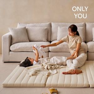 온리유 쿨슬립 에어코일 탄탄한 3단 접이식 토퍼 매트리스 Q