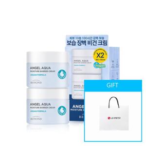 비욘드 엔젤아쿠아 보습 장벽 크림 150ml 더블 기획 + 여행용 체험키트(바디워시60ml + 바디 에멀전 60ml + 피토 아쿠아 크림 1ml x 5매)