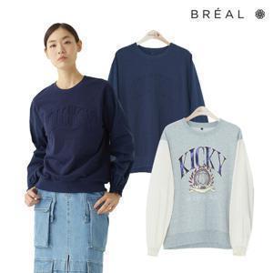 브리엘 배색 스웻 2종 [런칭 가격 69,900원]