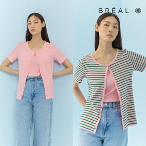 브리엘 스트라이프 니트 앙상블 4pcs [런칭 가격 69,900원]