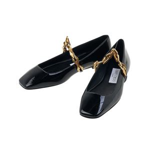 [지미추] 여성 다이아몬드 틸다 플랫 슈즈 DIAMOND TILDA FLAT SOP BLACK