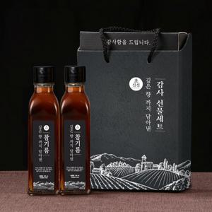 초신선 국산 참기름180ml x 2병 감사선물세트