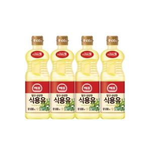 [사조대림] 해표 콩기름 0.5L x4개 /식용유